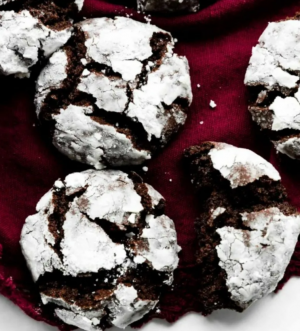 Chocolate Crinkle Cookies