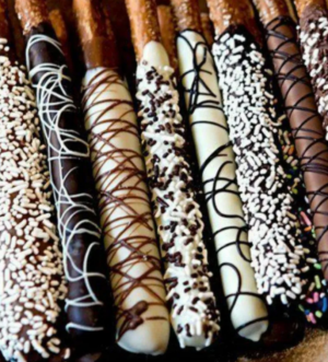 Chocolate Dipped Pretzels