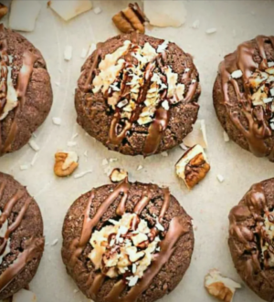 German Chocolate Cake Cookies